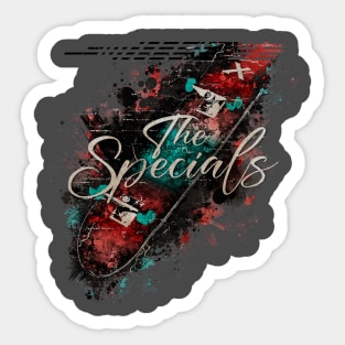 THE SPECIALS VINTAGE X Skateboard Sticker